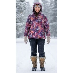 Rugged Outback Women's Boots Size 10 – Black & Brown with Faux Fur‎ Trim